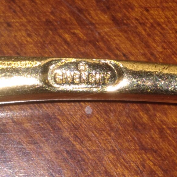 Vintage Givenchy Goldtone Pink And Yellow Crystal Flower Brooch - Picture 3 of 4